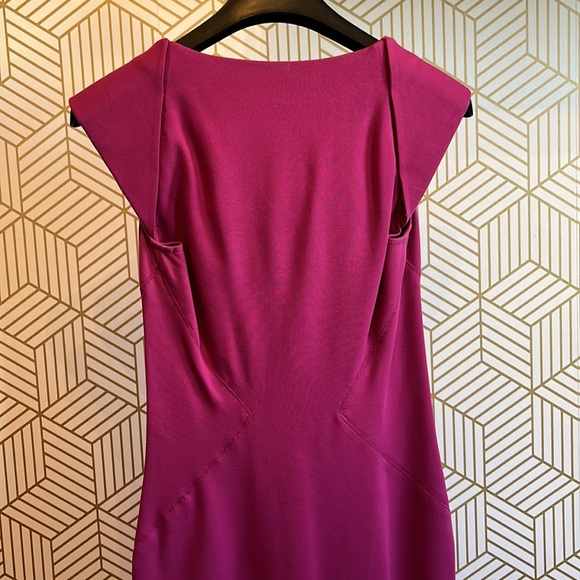 Diane Von Furstenberg Magenta Dress Size 2 - Picture 3 of 3